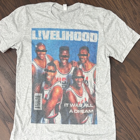 Aknvas Gray Graphic Men's Tee - Picture 1 of 5